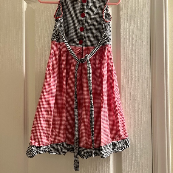 Girls Sleeveless Patriotic Dress - Picture 2 of 4